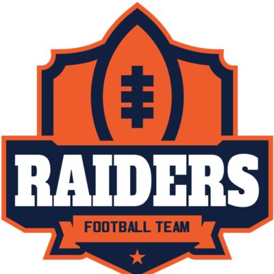 Raiders Football Team logo template Miniatura