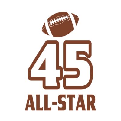 American Football Number 01 Miniatura